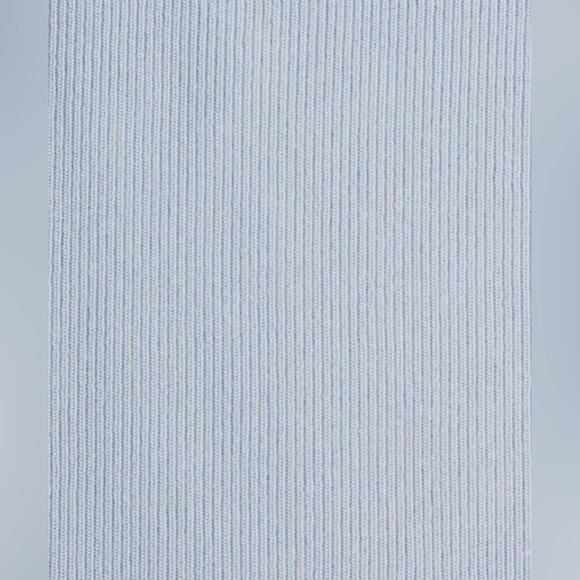 LULULEMON Lululemon Twist-Back Soft Ribbed Short-Sleeve Top in BLUE LINEN - Picture 6 of 14